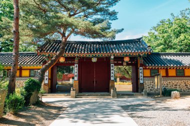 Yongjusa tapınak geleneksel mimarisi Hwaseong, Kore