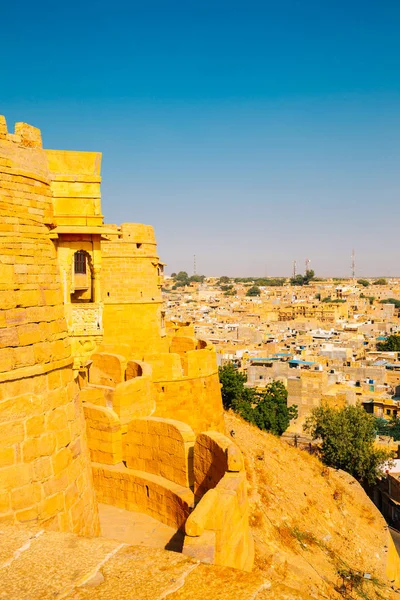 Forte Jaisalmer Cidade Velha Deserto Índia — Fotografia de Stock