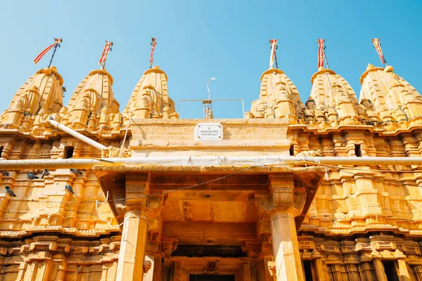 Jain Temples Arquitectura Histórica Fuerte Jaisalmer India — Foto de Stock