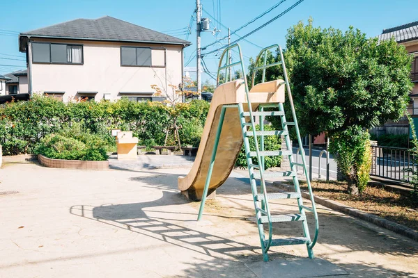 Slide at playground in Kyoto, Japan