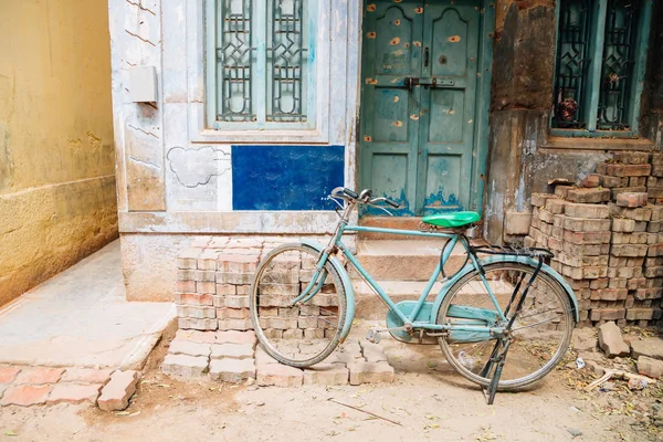 Gamla Hus Och Cykel Madurai Indien — Stockfoto