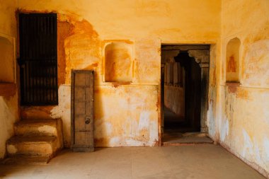 Amber Sarayı tarihi mimarisi Jaipur, Hindistan