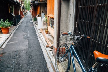 Pontocho, Japon eski restoran ve pub sokakta Kyoto, Japonya