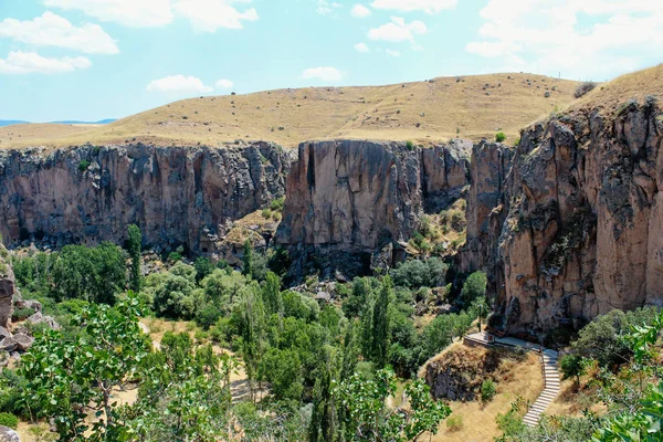 Ihlara Valley Peristrema Monastery Green Tour Cappadocia Turkey — Stock Photo, Image