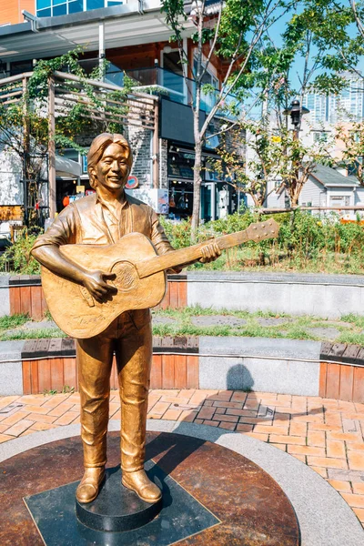 Daegu Korea September 2018 Kim Kwang Seok Memorial Street — Stockfoto