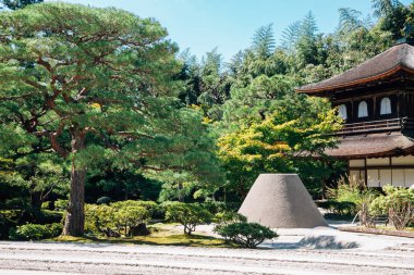 Ginkaku-ji Tapınağı, Kyoto, Japonya 'daki Gümüş Çadır