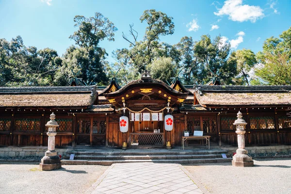 Ιερό Hirano Παραδοσιακής Αρχιτεκτονικής Στο Κιότο Ιαπωνία — Φωτογραφία Αρχείου