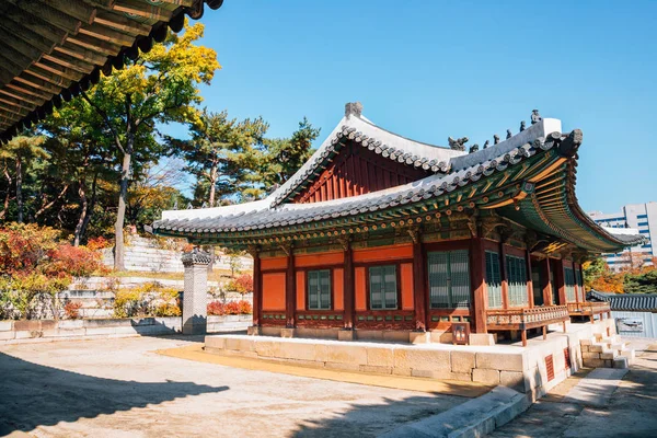 Changgyeonggung Palace Őszi Juhar Szöulban Koreában — Stock Fotó