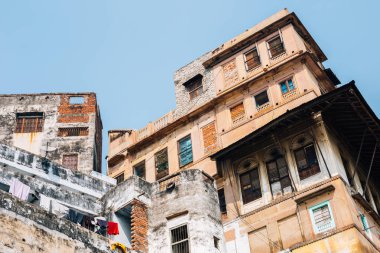 Varanasi, Hindistan eski binalar