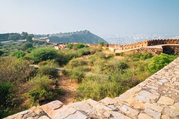 Φρούριο Nahargarh Ιστορική Αρχιτεκτονική Στην Τζαϊπούρ Ινδία — Φωτογραφία Αρχείου