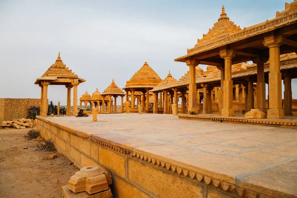 Vyas Chhatri Arquitetura Histórica Jaisalmer Índia — Fotografia de Stock