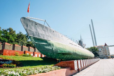 Vladivostok, Rusya - 17 Eylül 2018: Denizaltı S-56 Müzesi