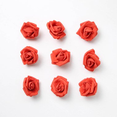 Kırmızı gül çiçek desen arka plan