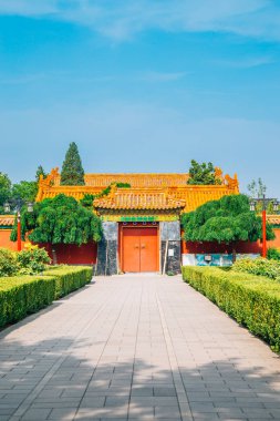 Pekin, Çin Jingshan Parkı geleneksel Bahçe