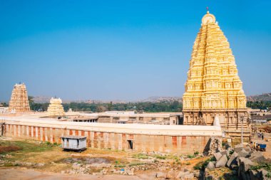 Sri resul tapınak Hemakuta Hill Hampi, Hindistan