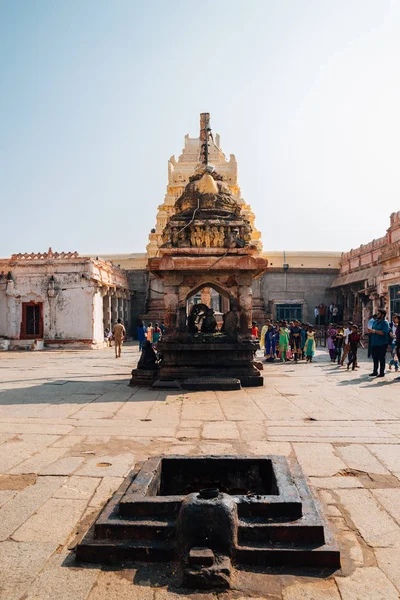 Hampi, indien - 26. Dezember 2017: sri virupaksha tempel — Stockfoto