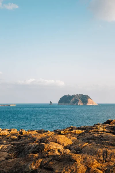 Seogwipo Munseom Island na Ilha Jeju, Coréia — Fotografia de Stock