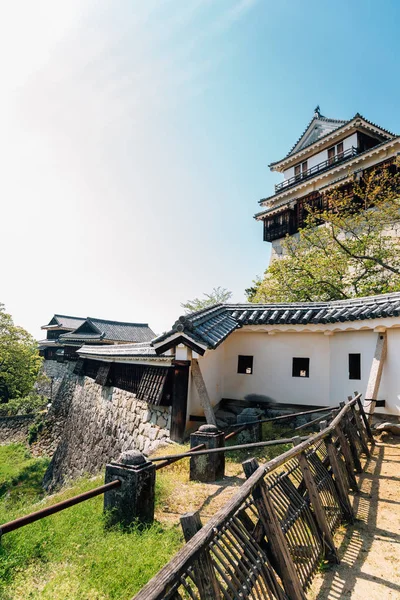 Castillo de Matsuyama arquitectura tradicional en Matsuyama, Shikoku, Japón — Foto de Stock