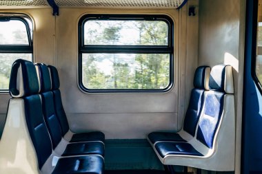 Rusya'da trenin içinde