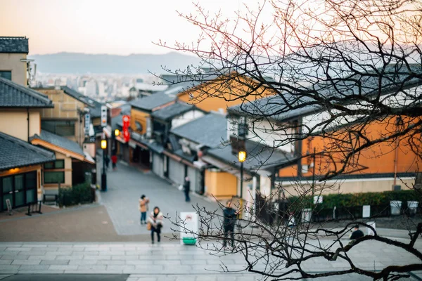 京都の日本の古い通り — ストック写真