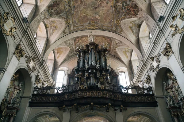 체코 브르노 - 2019년 6월 21일 : 성 요한 교회 오르간 — 스톡 사진