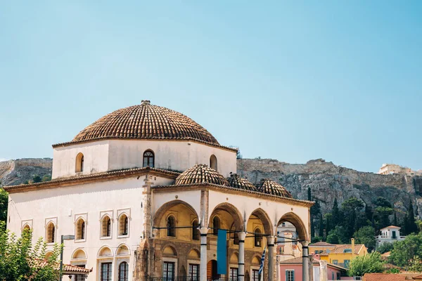 希腊雅典莫纳斯蒂拉基广场的齐斯塔拉基斯清真寺 — 图库照片