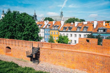 Barbakan Warszawski kalesi ve Varşova, Polonya eski şehir