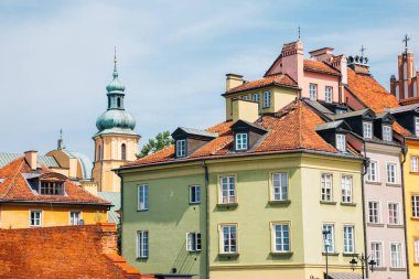 Varşova, Polonya'daki eski şehir ortaçağ binaları