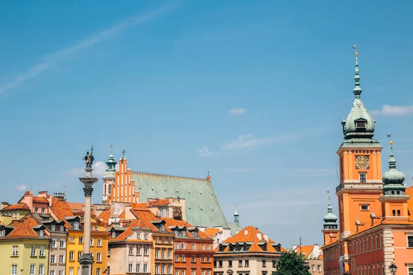 Old town Royal Castle square in Warsaw, Poland — Stock Photo, Image