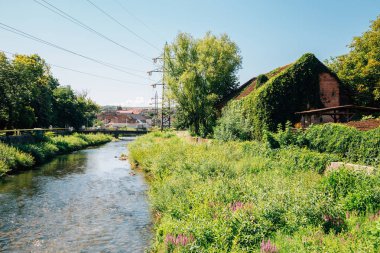 Hunedoara kırsal köy manzara, Romanya