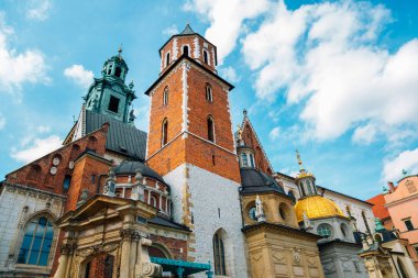 Wawel Katedrali Krakow, Polonya 'daki Wawel kalesinde.