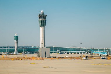 Incheon, Kore - 20 Kasım 2018 Incheon Uluslararası Havaalanı