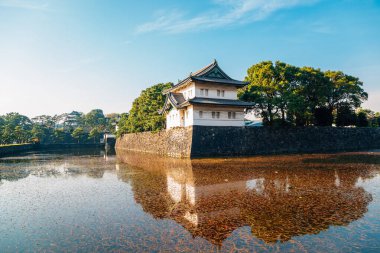 Imperial palace ruins in Tokyo, Japan