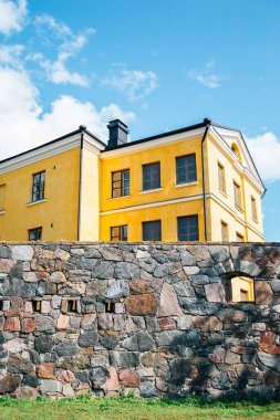 Finlandiya Helsinki 'deki Suomenlinna Deniz Kalesi