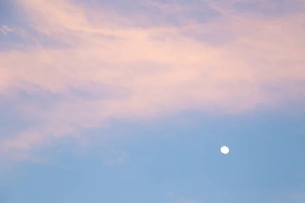 Crepúsculo Azul Púrpura Atardecer Cielo Fondo — Foto de Stock