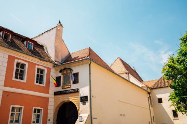 Sibiu, Romanya - 22 Temmuz 2019: Altemberger House -Sibiu Tarih Müzesi