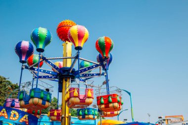 Incheon, Kore - 28 Haziran 2020 Wolmido Adası Lunaparkı
