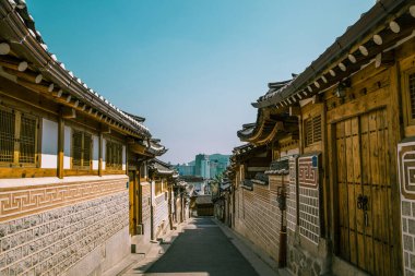 Bukchon Hanok Köyü, Kore 'nin geleneksel evleri.