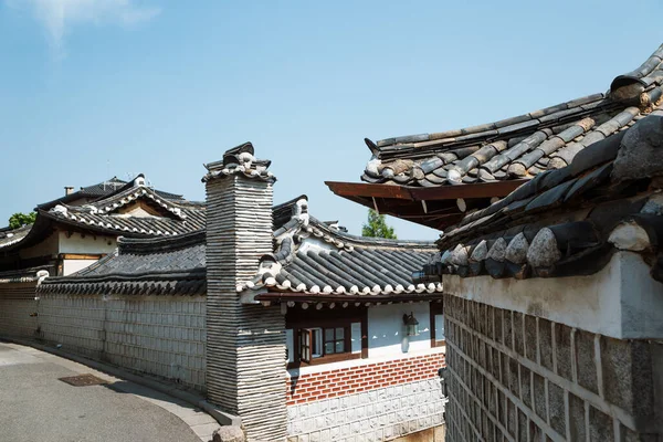 Bukchon Hanok Village Koreaanse Traditionele Huizen Seoul Korea — Stockfoto