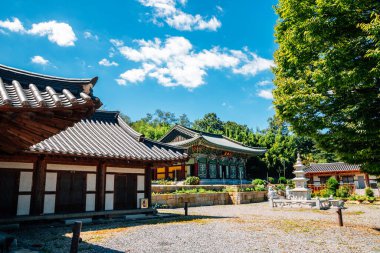 Pyeongtaek, Kore - 13 Eylül 2020: Sudosa Tapınağı