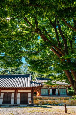 Pyeongtaek, Kore - 13 Eylül 2020: Sudosa Tapınağı