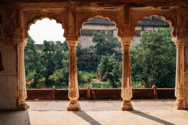 Orchha Fort Rai Parveen Mahal, Orchha, Hindistan