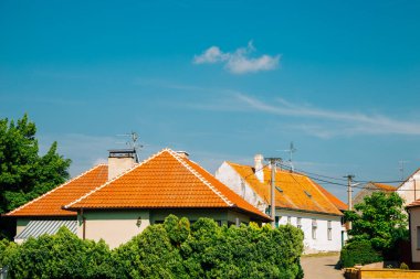 Valtice köyü Valtice, Çek Cumhuriyeti 'ndeki eski evler