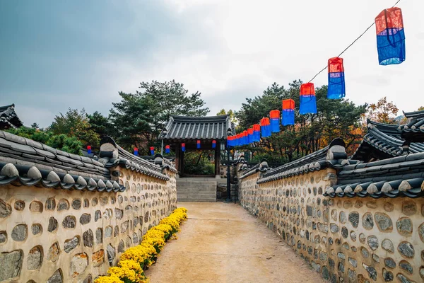 Namsangol Hanok Dorpssteeg Seoul Korea — Stockfoto