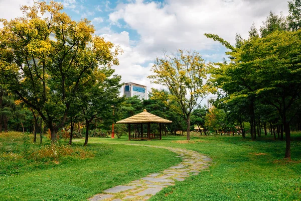 Taman Michuhol Kota Internasional Songdo Incheon Korea — Stok Foto