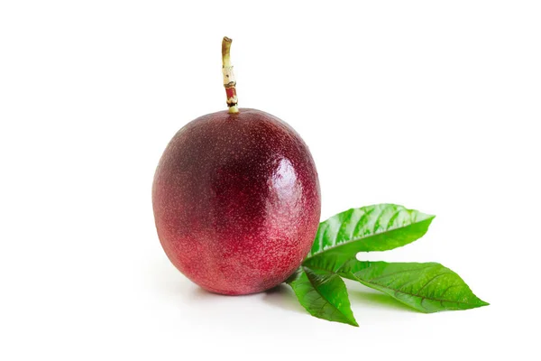Fresh Passion Fruit Organic Isolated Background — Stock Photo, Image