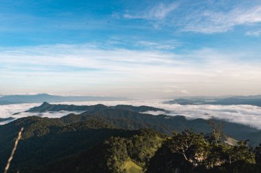 Gökyüzü ve dağ sayısı doğa