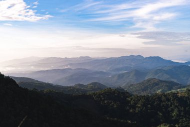 Gökyüzü ve dağ sayısı doğa