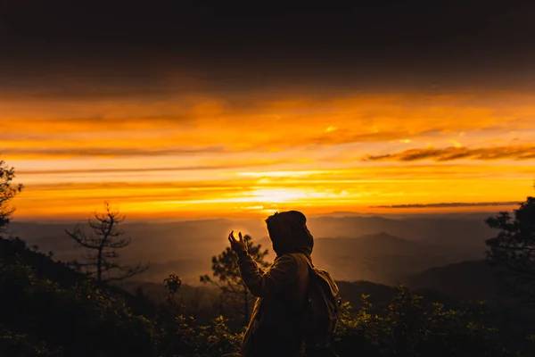 Twilight Sunset Evening Light Mountain — Stock Photo, Image