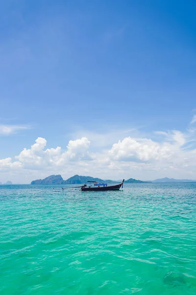 Viaje Mar Isla Barco Cola Larga Tailandia — Foto de Stock